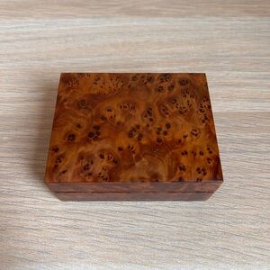 Pending: Wooden Burl Jewelry Box